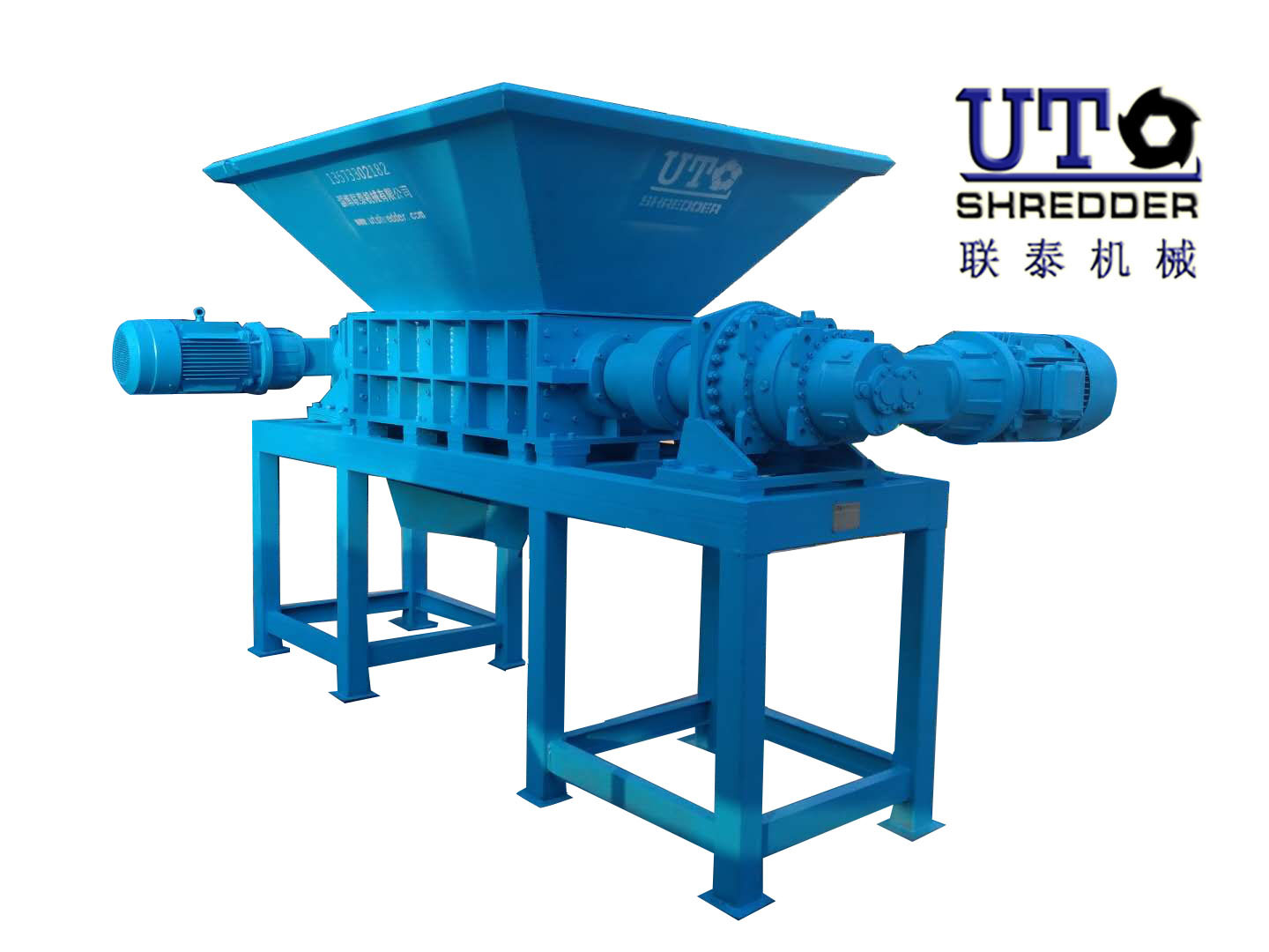 Waste Washing Machine Shredder/Double Shaft Shredder/high capacity waste home appliances crushing machine