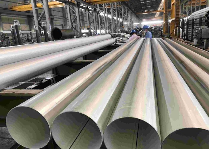 Polished Stainless Steel Pipe Tubing Round For Gas Pipeline / Building