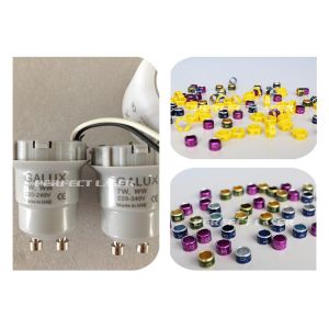 Small Size Metal Laser Ring Engraving Machine With LED Light Bulbs Lamp Tube