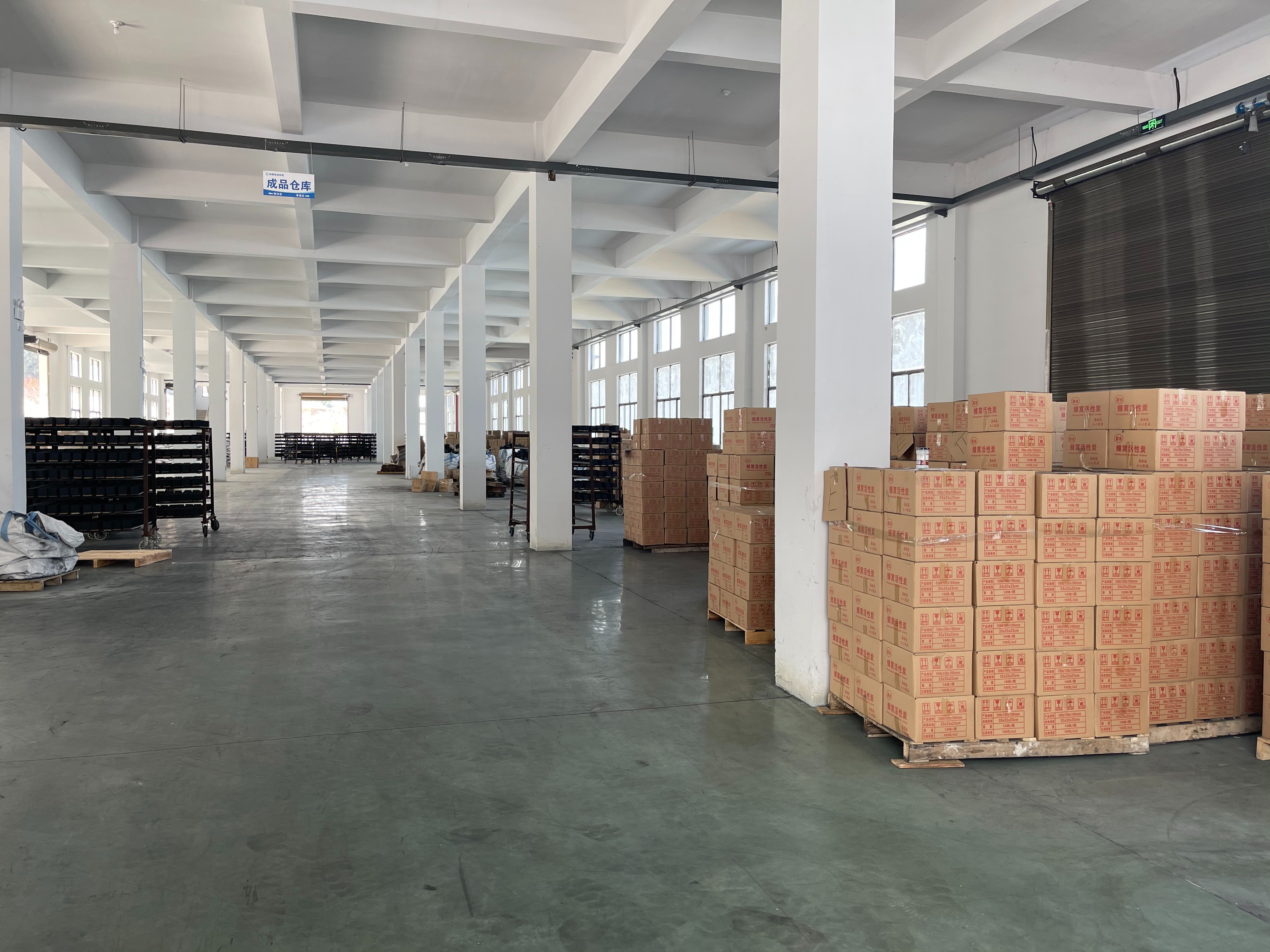 900mg/g Coal Based Activated Carbon Honeycomb For VOCs Removal 100*100*100mm