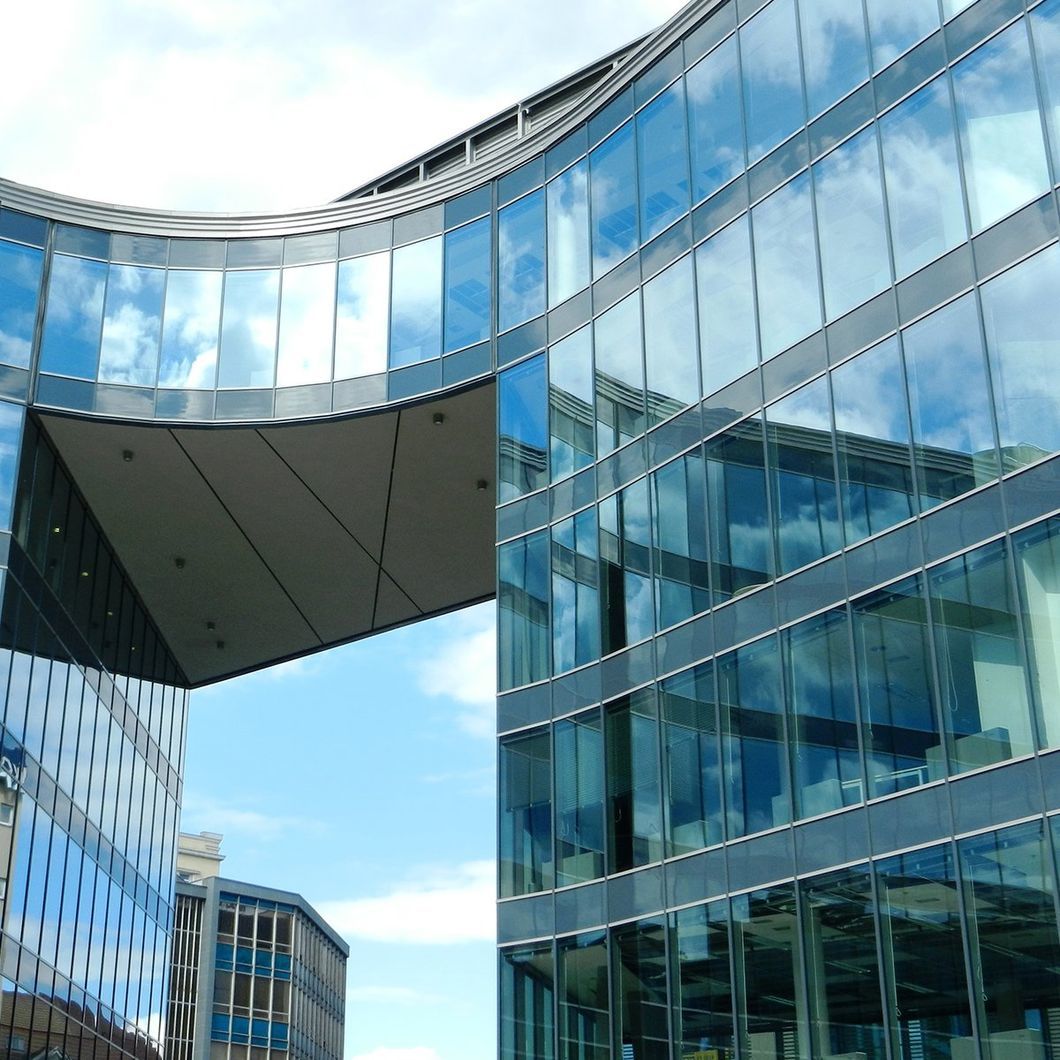 Frame Curtain Wall Building Office Unit Glass Curtain Wall