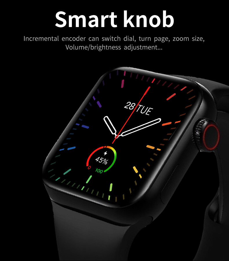 U98 Plus BT 5.0 Iwo5 Body Temperature Smartwatch Bluetooth Call