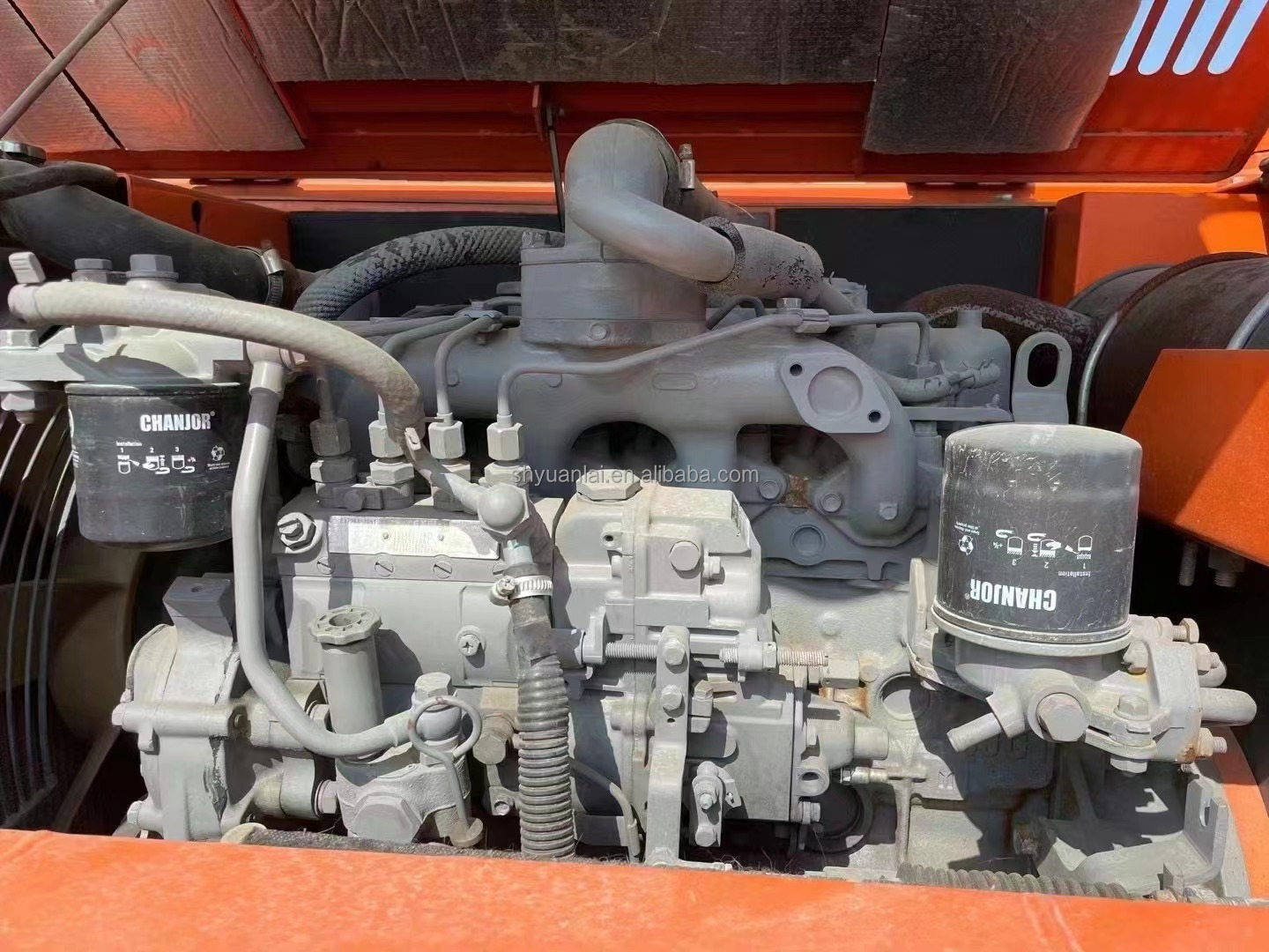 Smooth Operation ZX70 Excavator With Original Hydraulic Valve And 7T Operating Weight