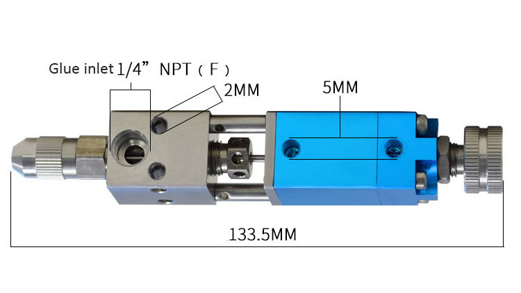 High Precision Metal Suck-back Glue Dispensing Pneumatic Valve for dispensing glue equipments