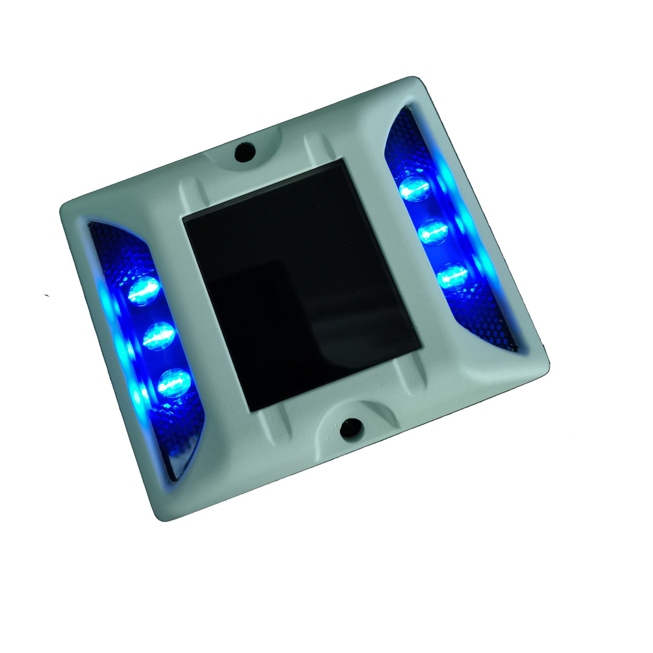 125mm LED Road Studs Flexible Bigger Solar Panel Reflective For Road Safety