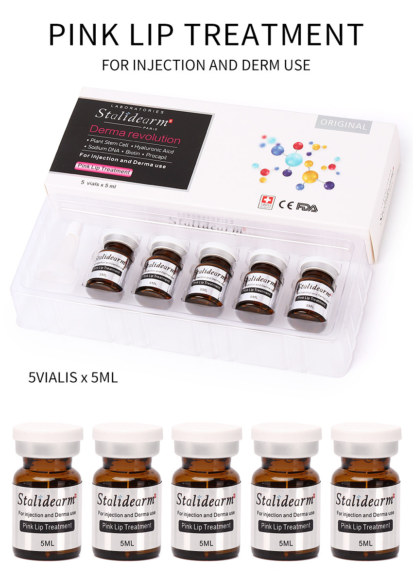 Wholesale Stalidearm Original Brand Pink Lip Treatment Injection Serum Safe Essence Meso Therapy Set 5pcs/Set