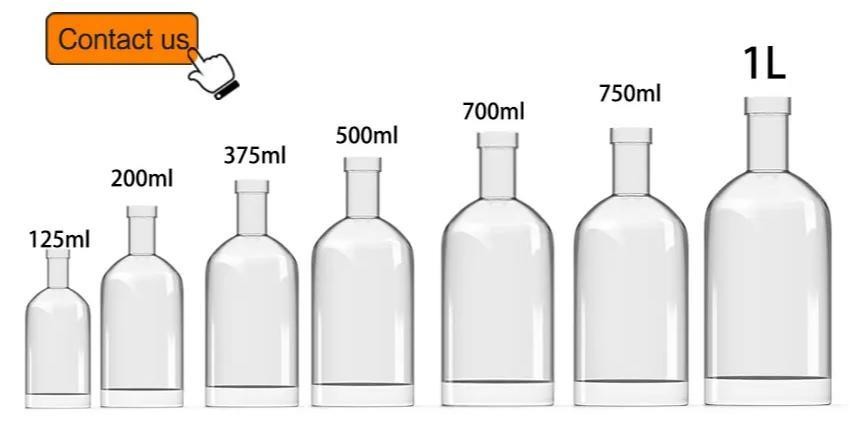 Red Wine Alcohol Glass Liquor Bottles With Cork 750Ml Personalised