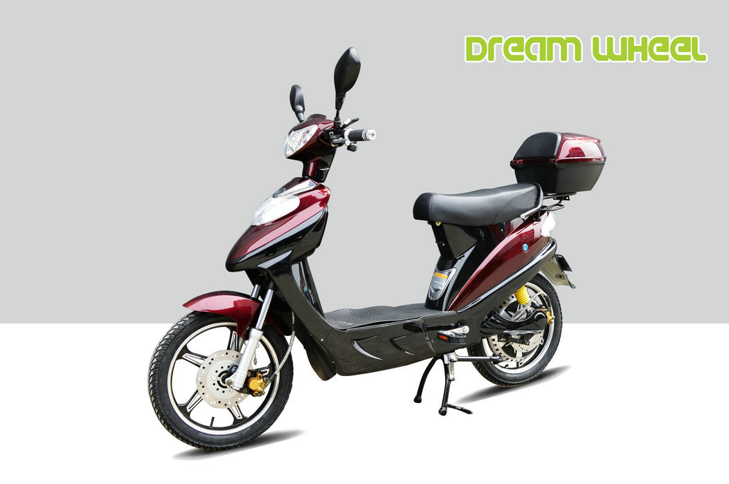 72V 500W Pedal Assisted Electric Scooter , Electric Moped Scooter With Pedals