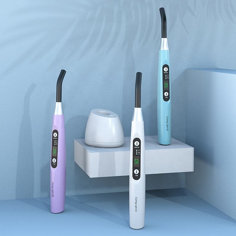 Portable DC 5V 1A Dental Curing Light Multicolor Wave Length 385-515nm