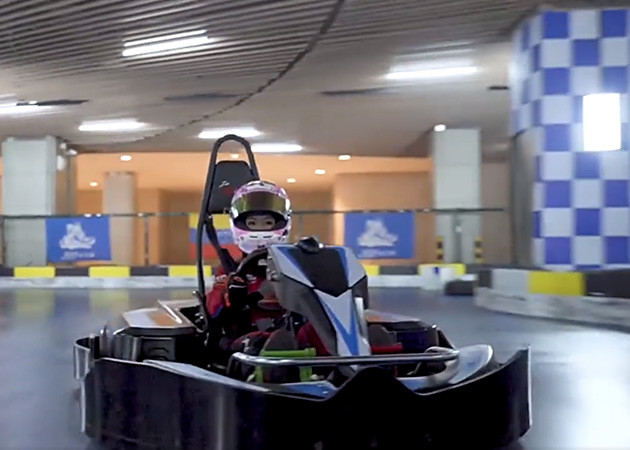 Professional 3000RPM Servo Motor Indoor Go Karts For 3-15 Years Old