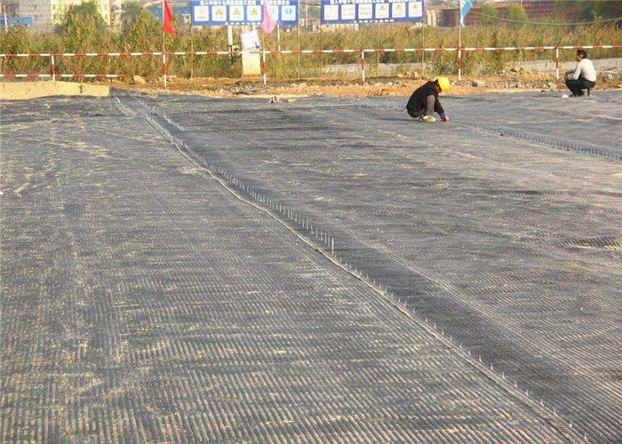 Polypropylene Biaxial ISO9001 Geogrid For Road Stabilization