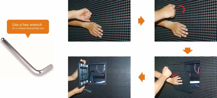 Outdoor Digital Video Advertising Front Service LED Display Board with Epistar Chip