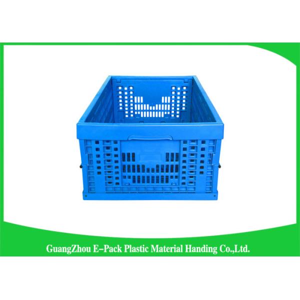 Food Grade Folding Plastic Crates Environmental Protection 600*400*320mm