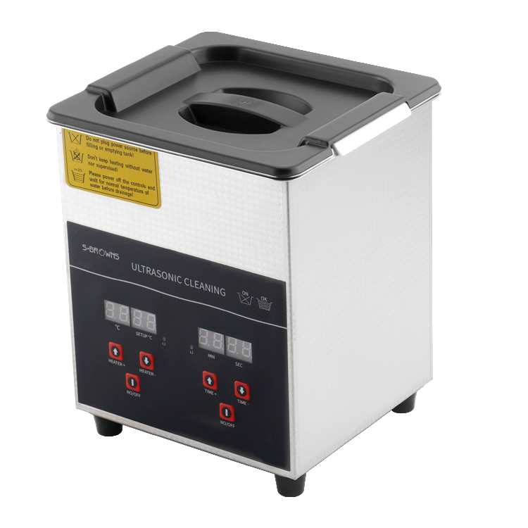 Soak Cleaning Jewelry Ultrasonic Cleaner 2L Custom With Basket