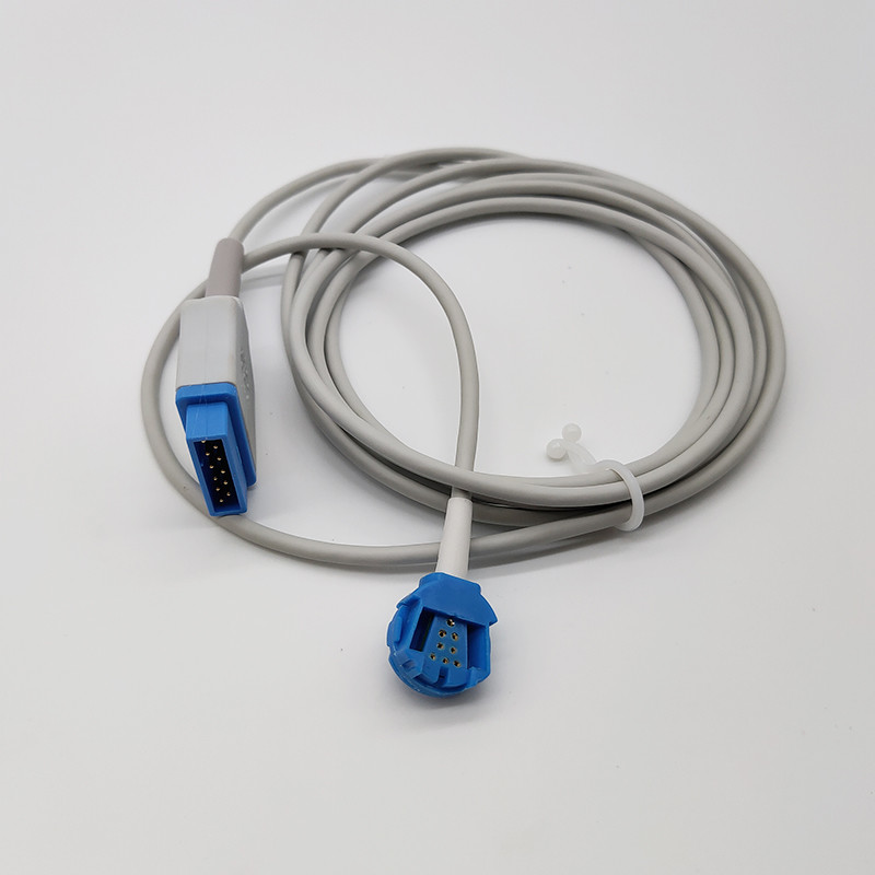 OXY ES3 2.4m 11 Pin Spo2 Extension Cable Single Keyed GE Connector