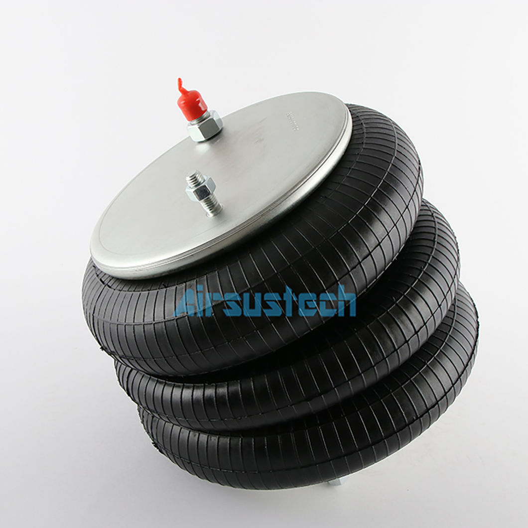 Triple Convoluted Rubber Air Spring Shocks with 231mm Plate Diameter