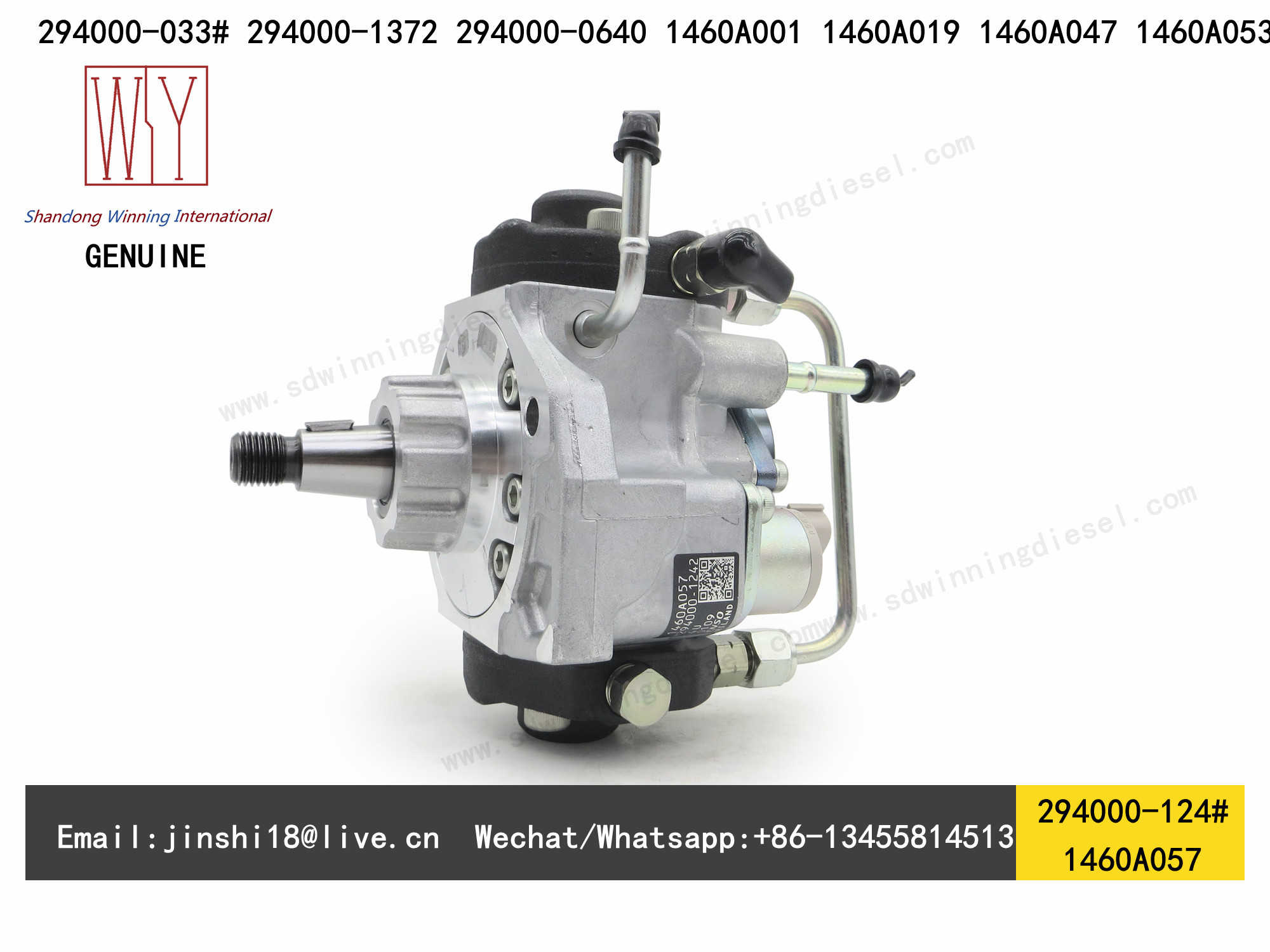 DENSO GENUINE AND BRAND NEW DIESEL FUEL PUMP 294000-1240, 1460A057, 294000-1372, 294000-0640, 1460A001, 1460A019, 1460A0