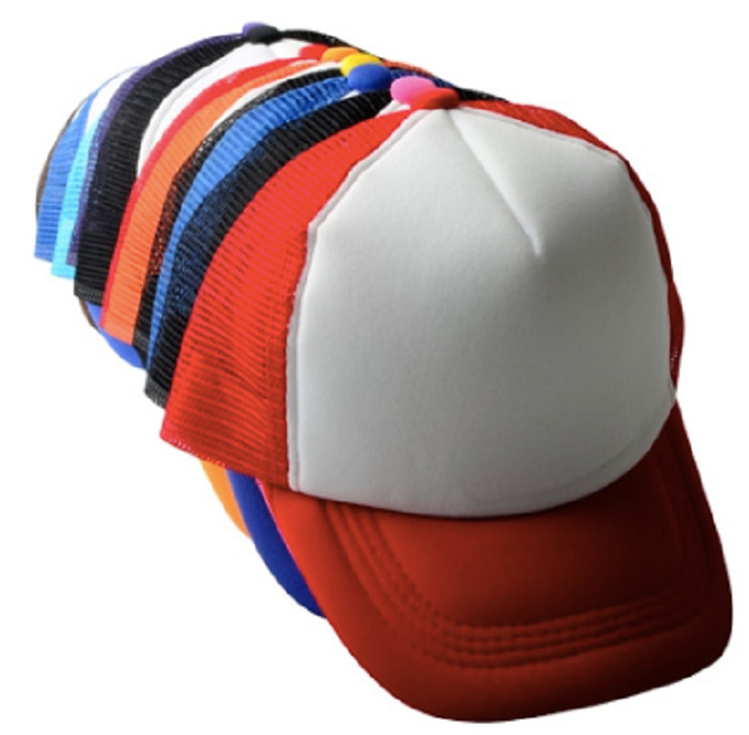 Multicolor Sublimation Mesh Cap Personalised Sublimation Cap Blanks