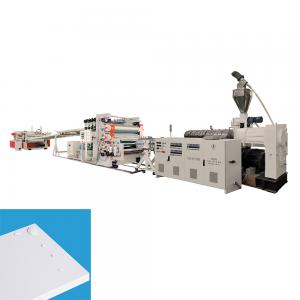 Buy cheap Plastic Sheet Extrusion Machine / Pvc Sheet Extrusion Line 1220 x 2440 product
