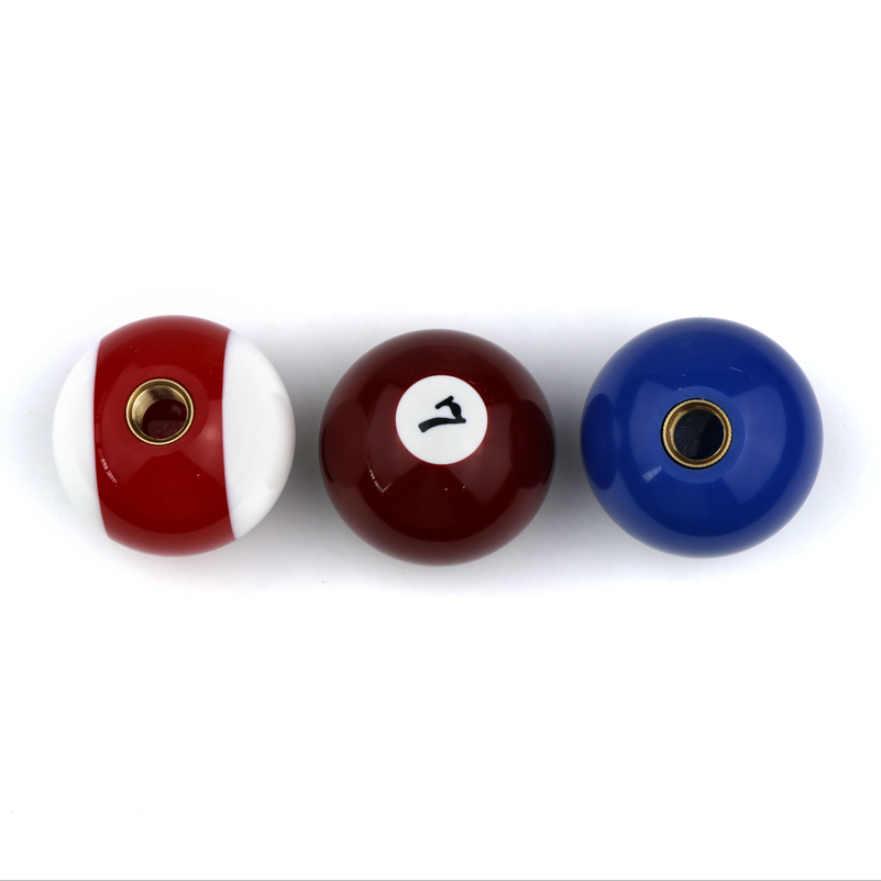 Round Billiard Gumball Shift Knob , Manual Gear Stick Shift Knob