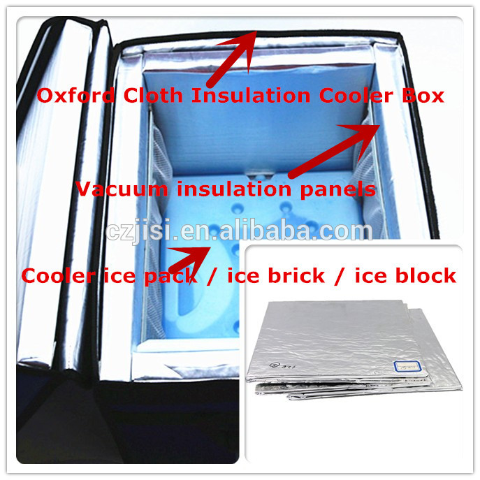 High Quality Reusable Durable PE Slim Plastic Blue Ice Freezer Cooler Pack For Food Bag