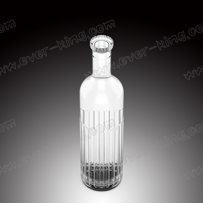 Thick Bottom Luxury Vodka Glass Bottle 500 ml 700 ml 750 ml