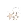 Buy cheap Star Shaped Metal Keychain Holder Rose Gold Car Key Ring Holder UV Printing from wholesalers