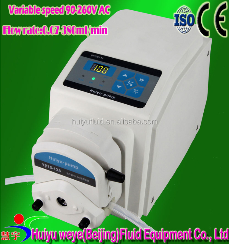 BT100J-1A CE approved variable speed laboratory dosing filling dispensing peristaltic pump