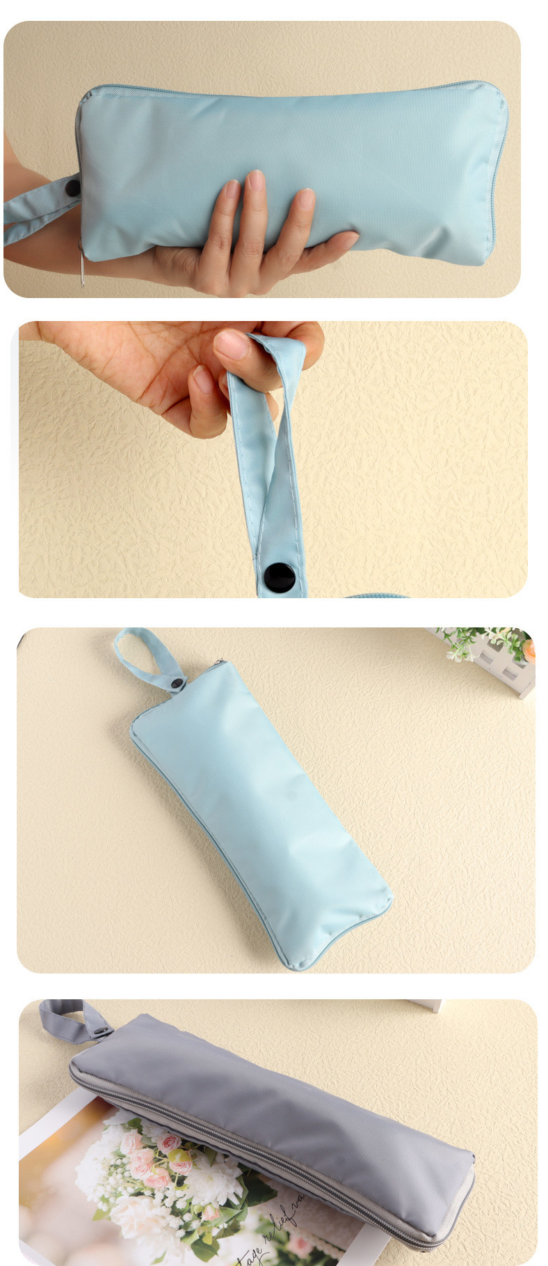 UMBRELLA COVER STORAGE BAG WET UMBRELLA BAG ABSORBENT PORTABLE PORTABLE HANGING WATERPROOF FOLDING UMBRELLA STORAGE BAG