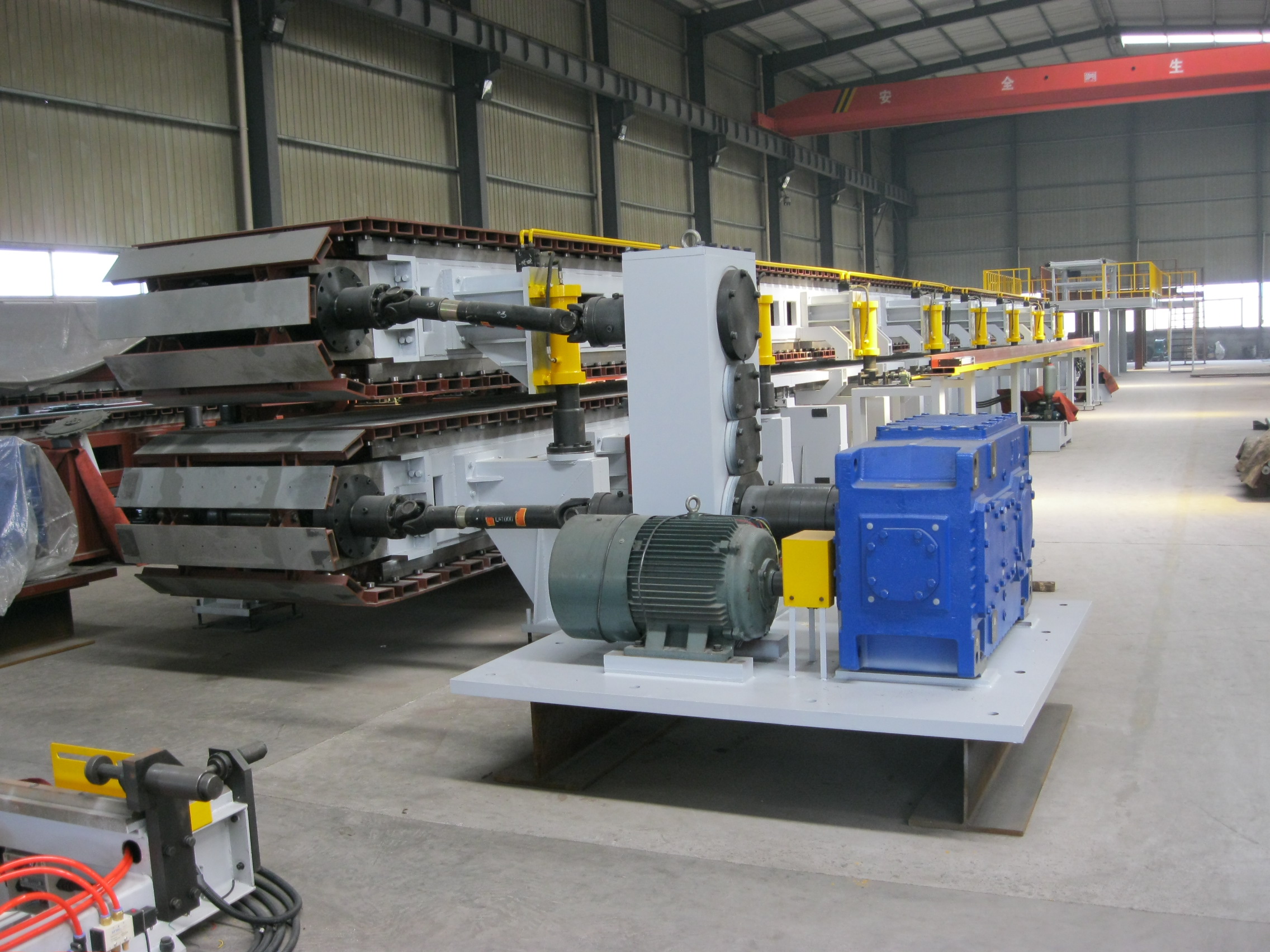Mitsubishi PLC Sandwich Panel Production Line / PU Sandwich Panel Machine