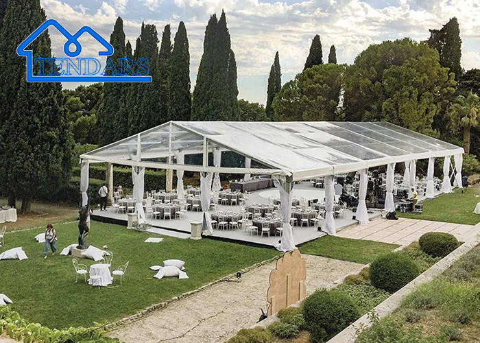 Custom Outdoor Aluminum Wedding Party Event Tent 1000 People Capacity Party Tent With Sides