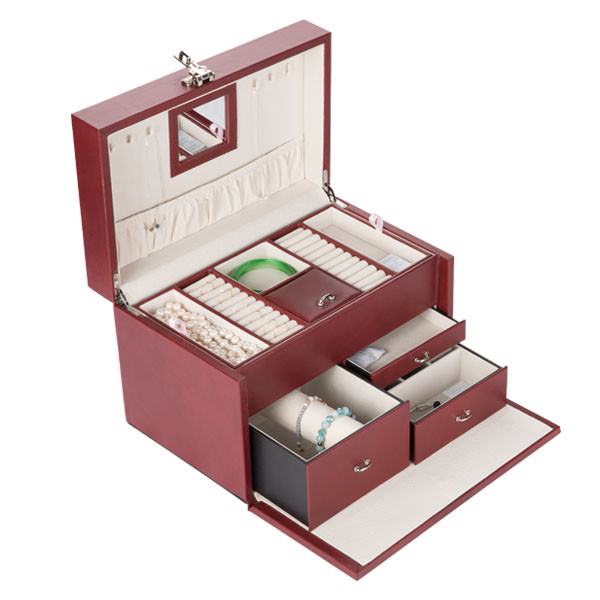 Storage Earring Organizer Box , Lockable Luxury Jewellery Packaging Boxes