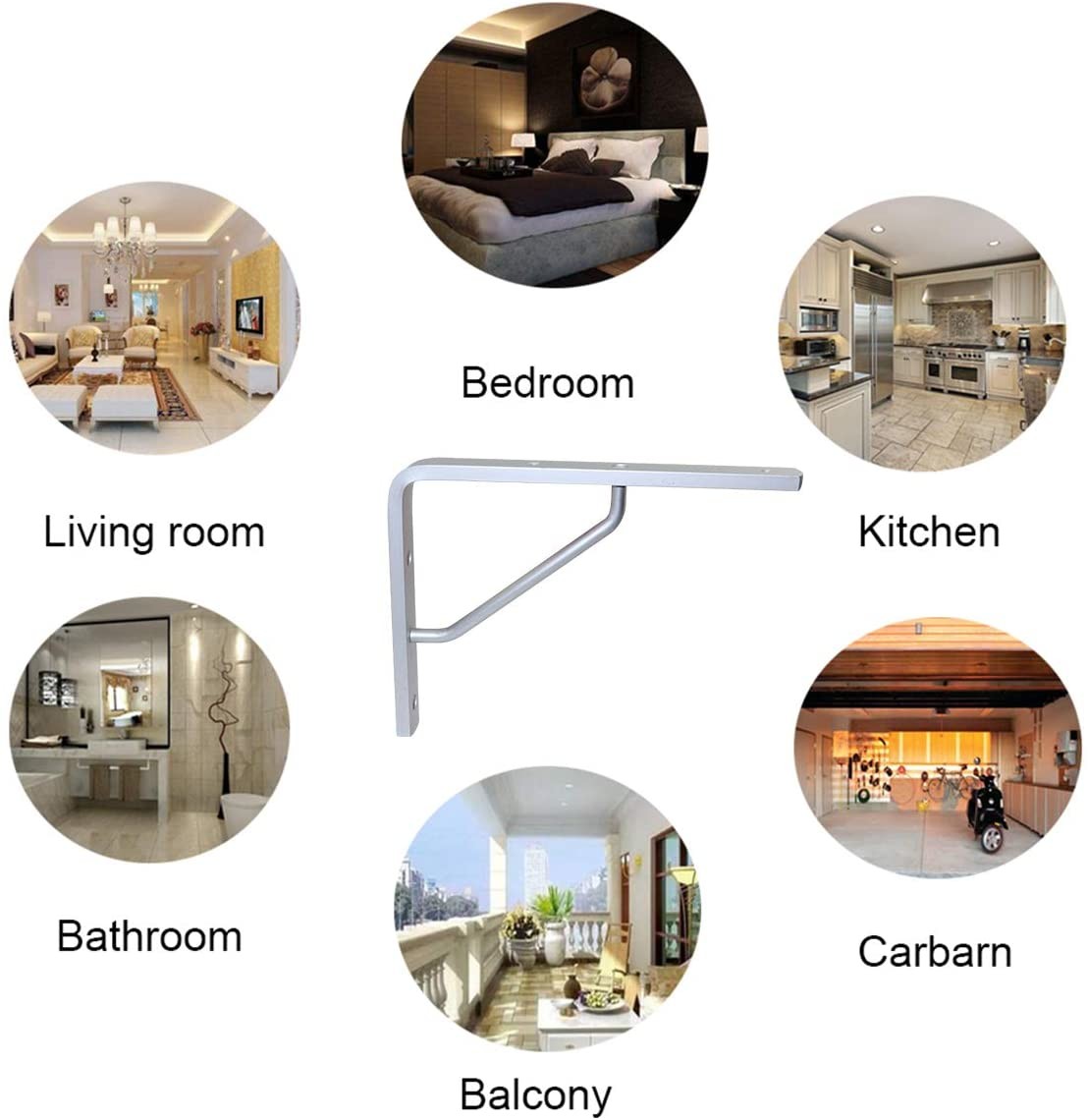 90 Degree Angle Anodizing Furniture Aluminium Profiles Heavy Duty Alloy Floating Shelf Bracket