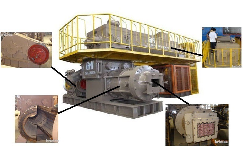 Clay Brick Machine and Block Making Process in Production Line of Brictec in Iraq