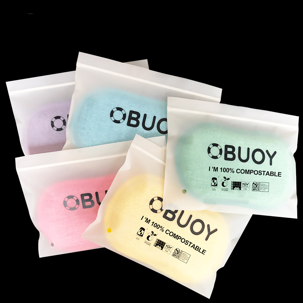 Eco 100% Biodegradable Cornstarch Packaging Bags Resealable k Plastic