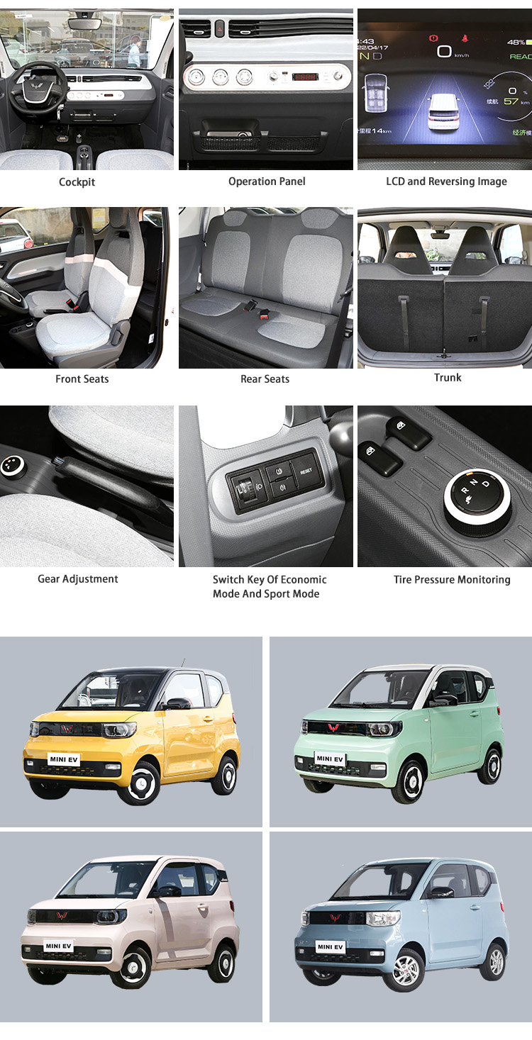 China Cheap New Energy Vehicles Used Wuling Mini Ev Electric Car