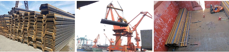 Q235 Q275 Q345 U Type Sheet Pile Type 2 400x100x10.5mm For Construction