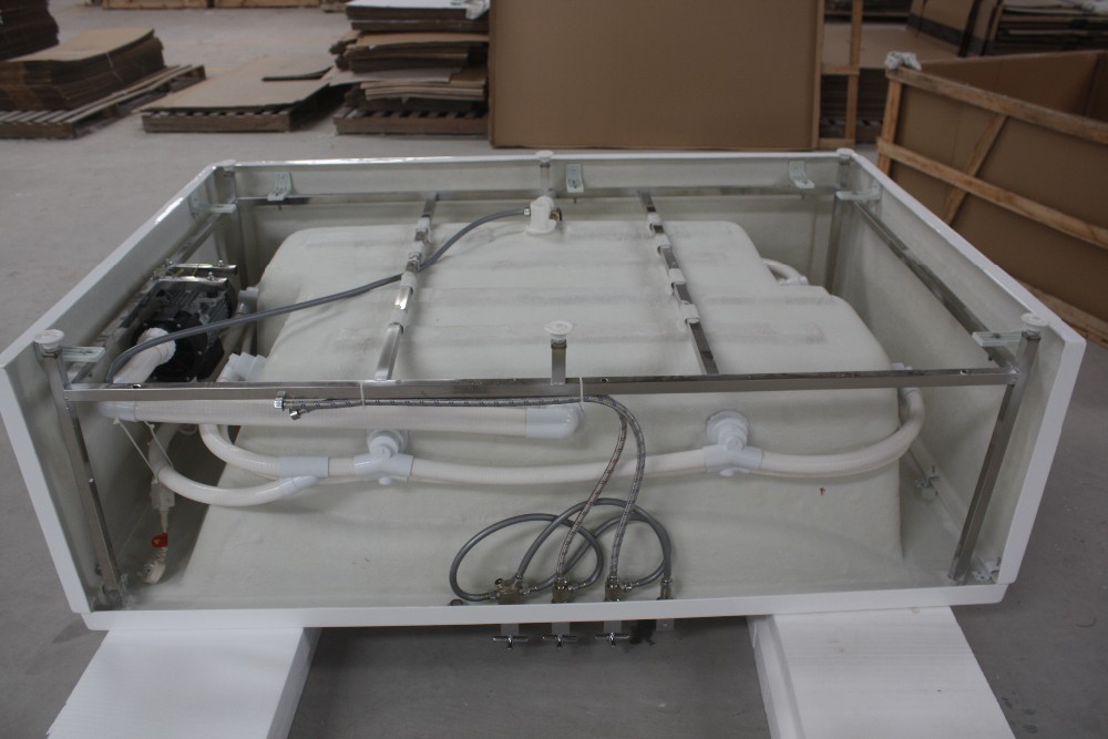 5 Foot Waterfall Whirlpool Bathtub Hot Tub 1700x1300x680MM