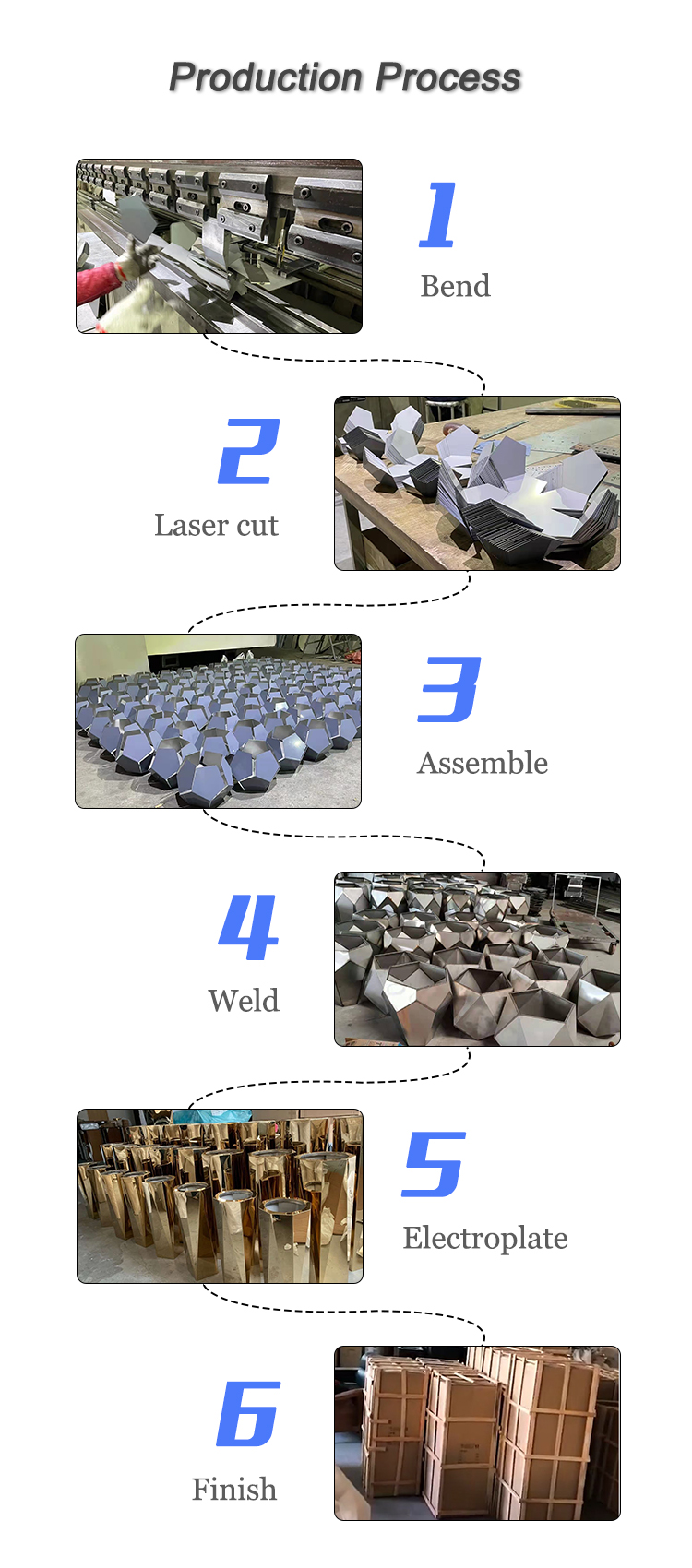 Customizable garden pillar leizisure flower pots unique planters