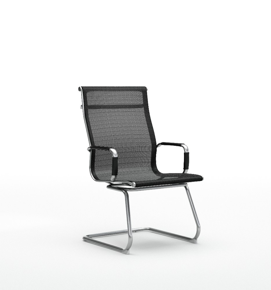 Back Support Net Chair For Office , Conjoined Armrest Mesh Seat Chair DIOUS