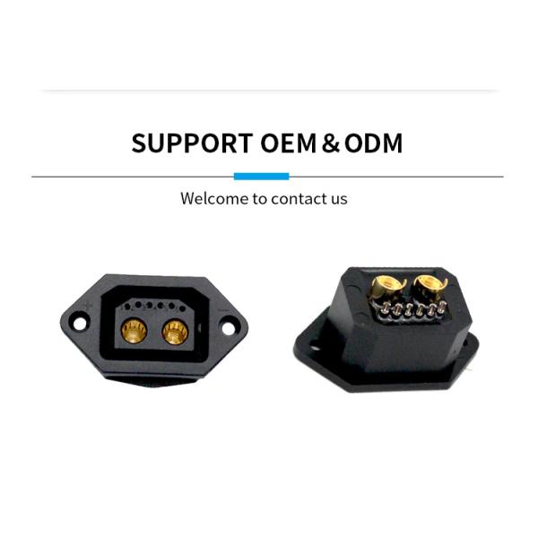 Waterproof EBIKE Connector 2+6P-4 Electric Vehicle Charging Plug And Socket