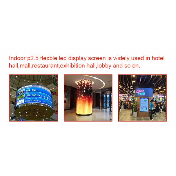 3840hz Refresh Rate Flexible Curved P2.5 LED Panel Displays