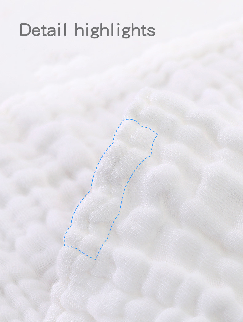 Super Soft 60S 100 Cotton Gauze Fabrics Three Layers Gauze Bath Towel