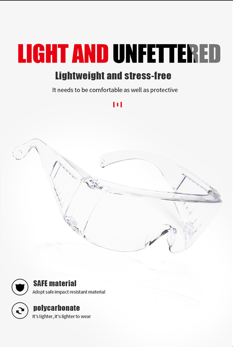 Multi-function High Quality Fashion Protective Glasses Anti-fog Safety Goggle For Aboard