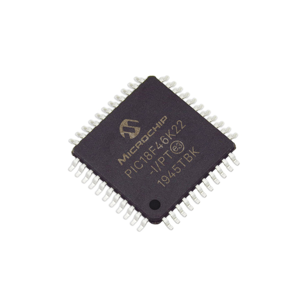 High quality PIC18F46K22 Microcontroller IC MCU 8BIT 64KB FLASH 44TQFP PIC18F46K22-I/PT