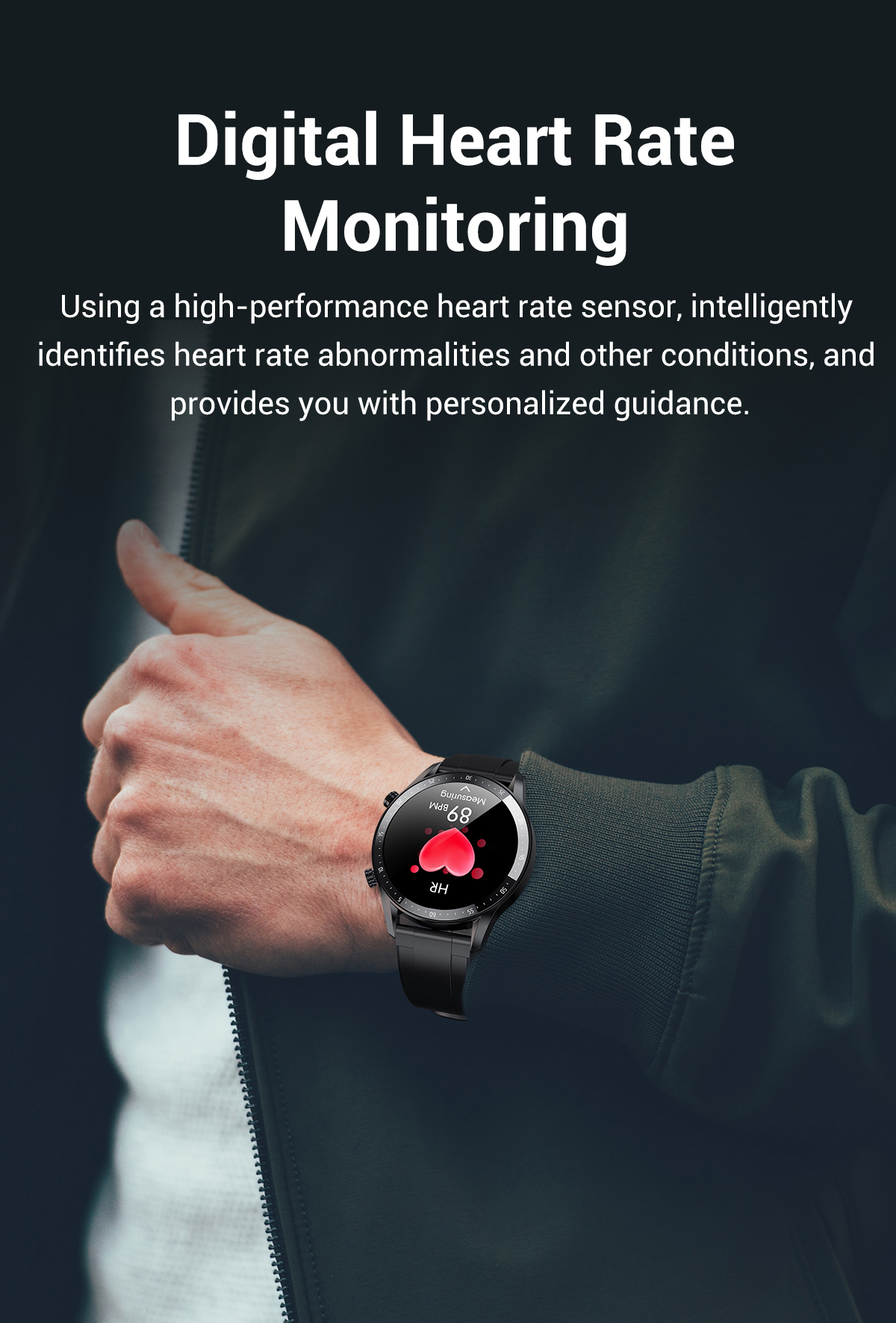 Multi Language Smart Watches Unisex Round Display 320x240 For Women
