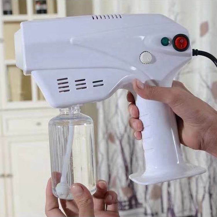 Intelligent Ultraviolet Nano Atomization White Wired Electric Spray Gun for sanitizer