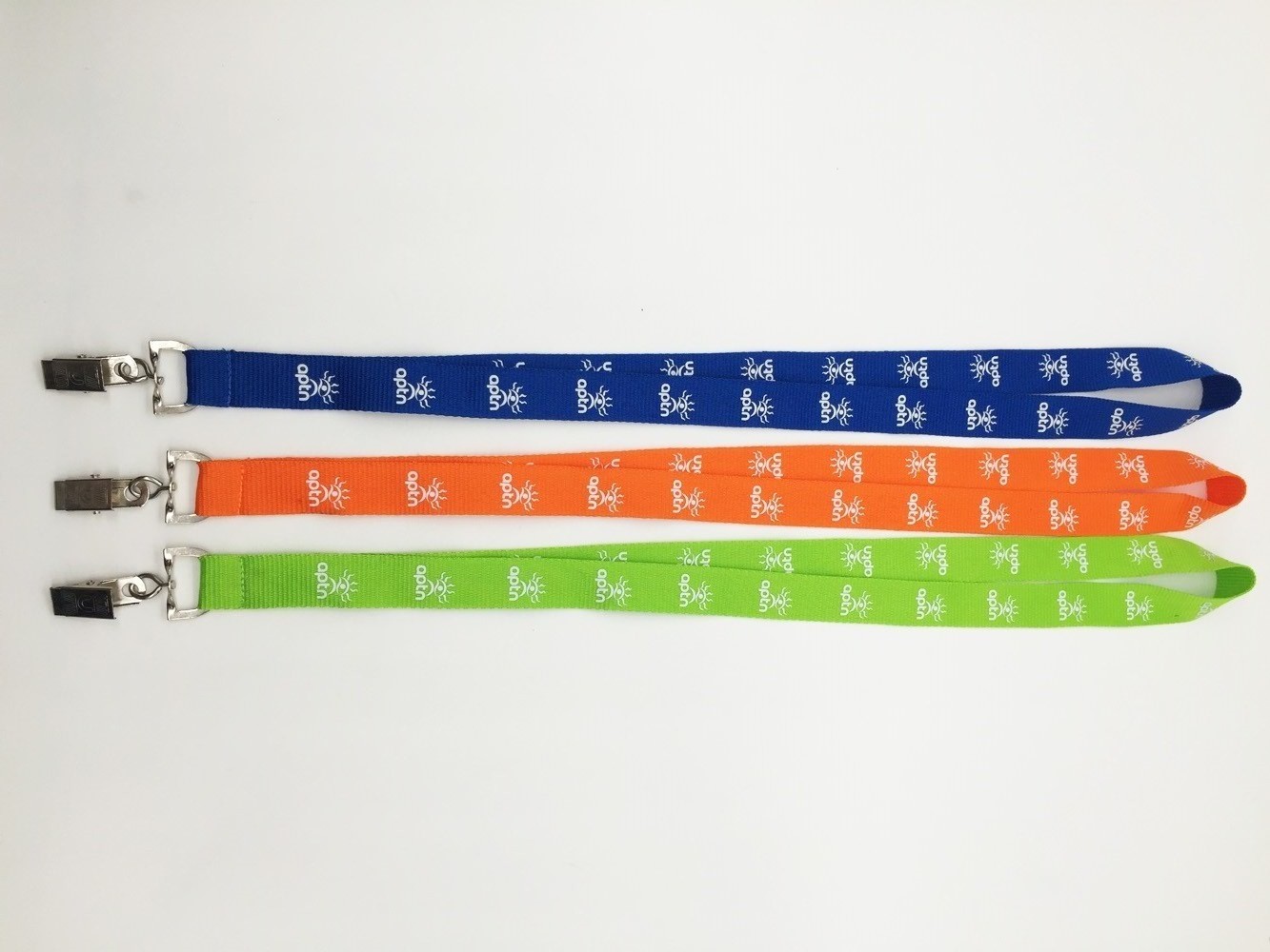 Safety Neck Lanyards / School Id Lanyards With Swivel Bulldog Clips