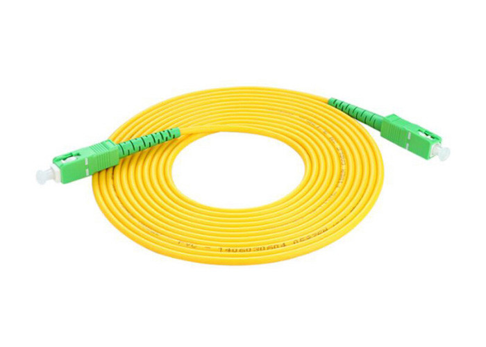 Singlemode Sc / Apc Fiber Optic Patch Cable G652D LSZH