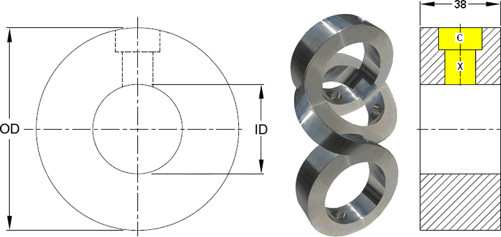 Forged Nickel Alloy Flanges Lap Joint Type Bleed Drip Vent Ring High Strength